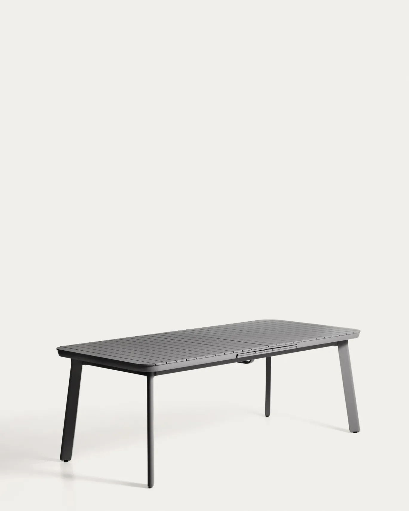 Kave Home Tuintafel Izola Aluminium Grafiet 220-280cm
