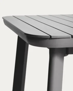 Kave Home Tuintafel Izola Aluminium Grafiet 220-280cm