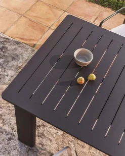 Kave Home Tuintafel Livorno Uitschuifbaar Aluminium Grafiet 233-350cm