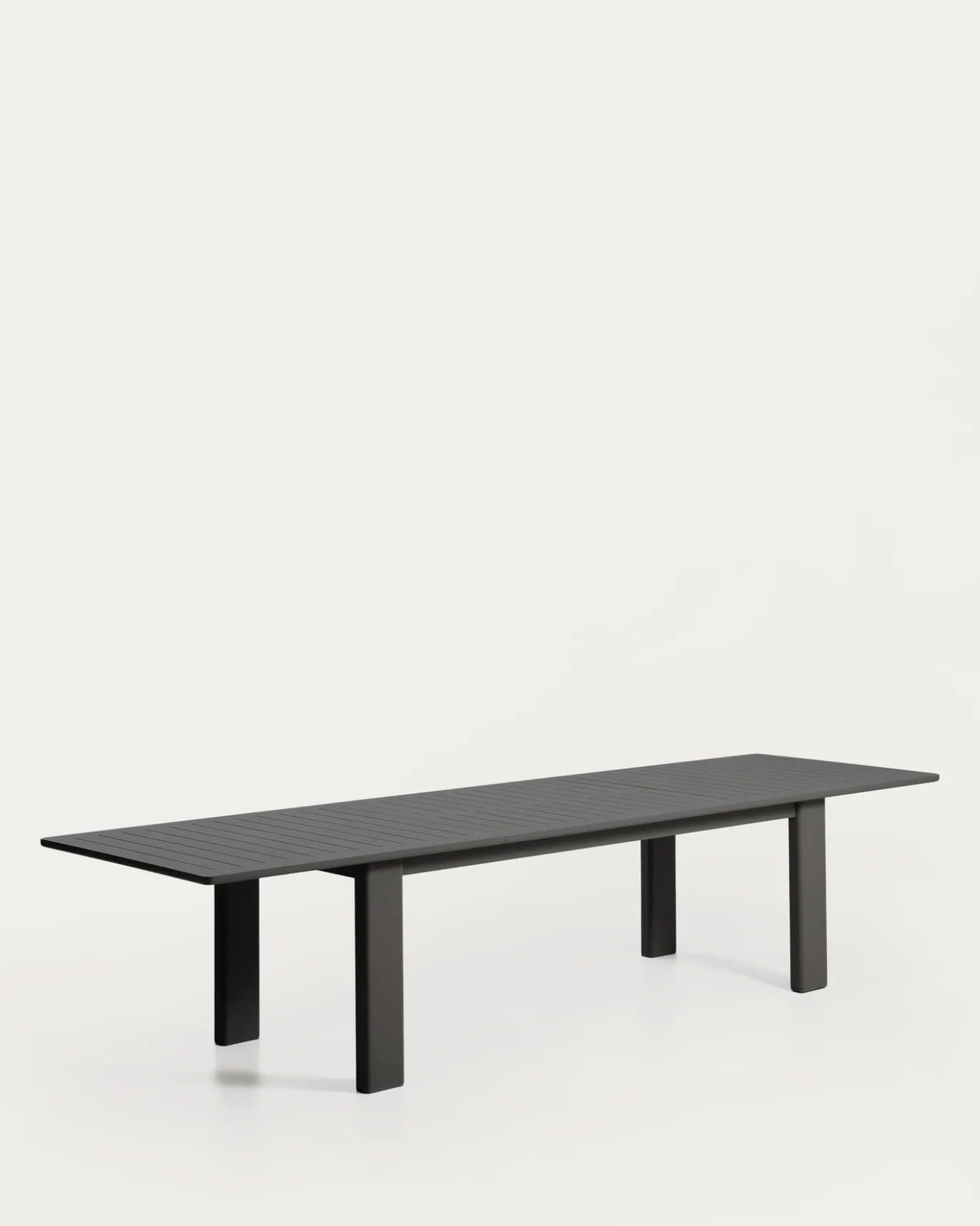 Kave Home Tuintafel Livorno Uitschuifbaar Aluminium Grafiet 233-350cm