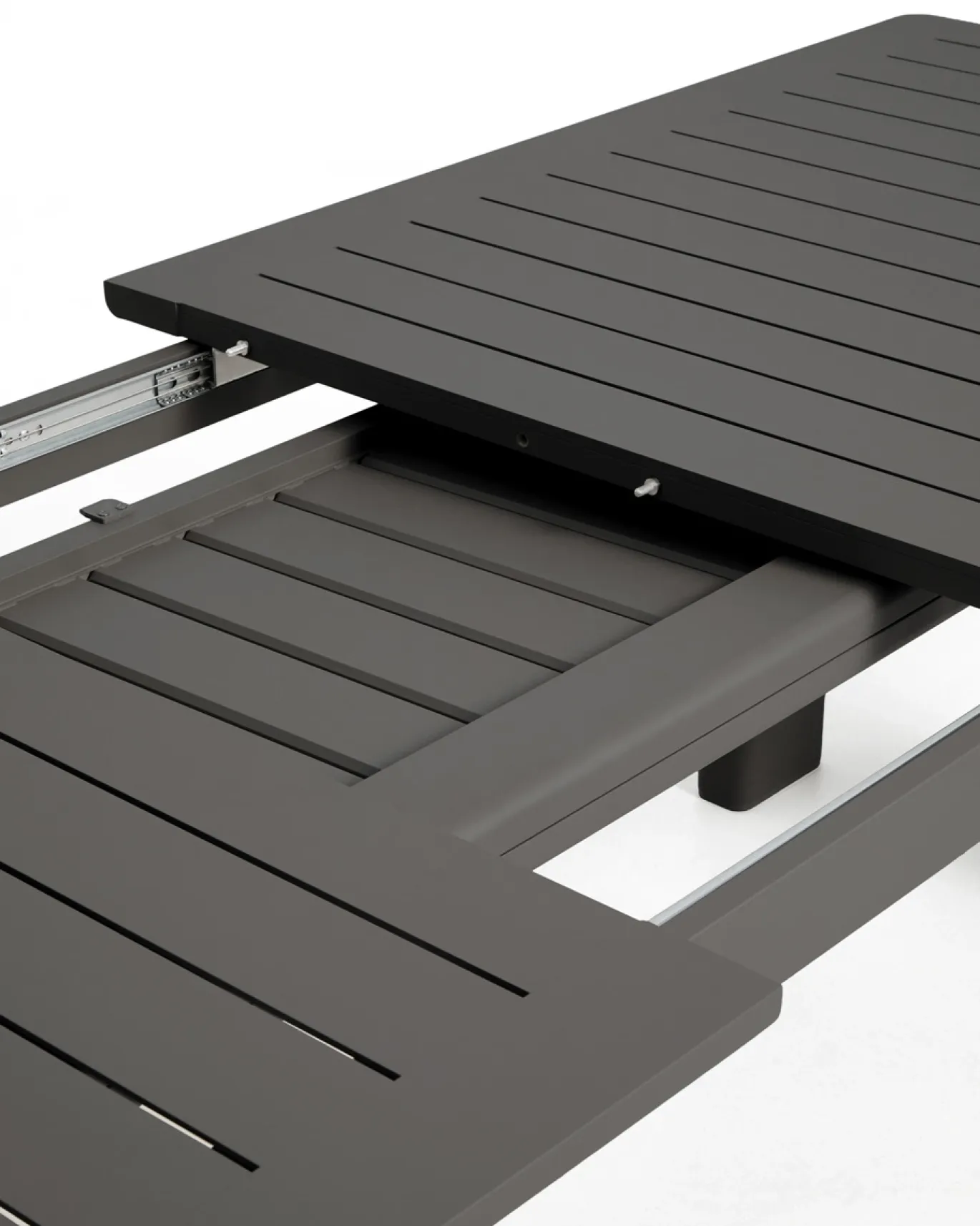 Kave Home Tuintafel Livorno Uitschuifbaar Aluminium Grafiet 233-350cm