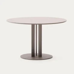 Kave Home Tuintafel Sedalis Taupe Ø80cm