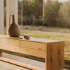 Kave Home Tv-meubel Alguema 3 Laden Eikenfineer 200x51cm