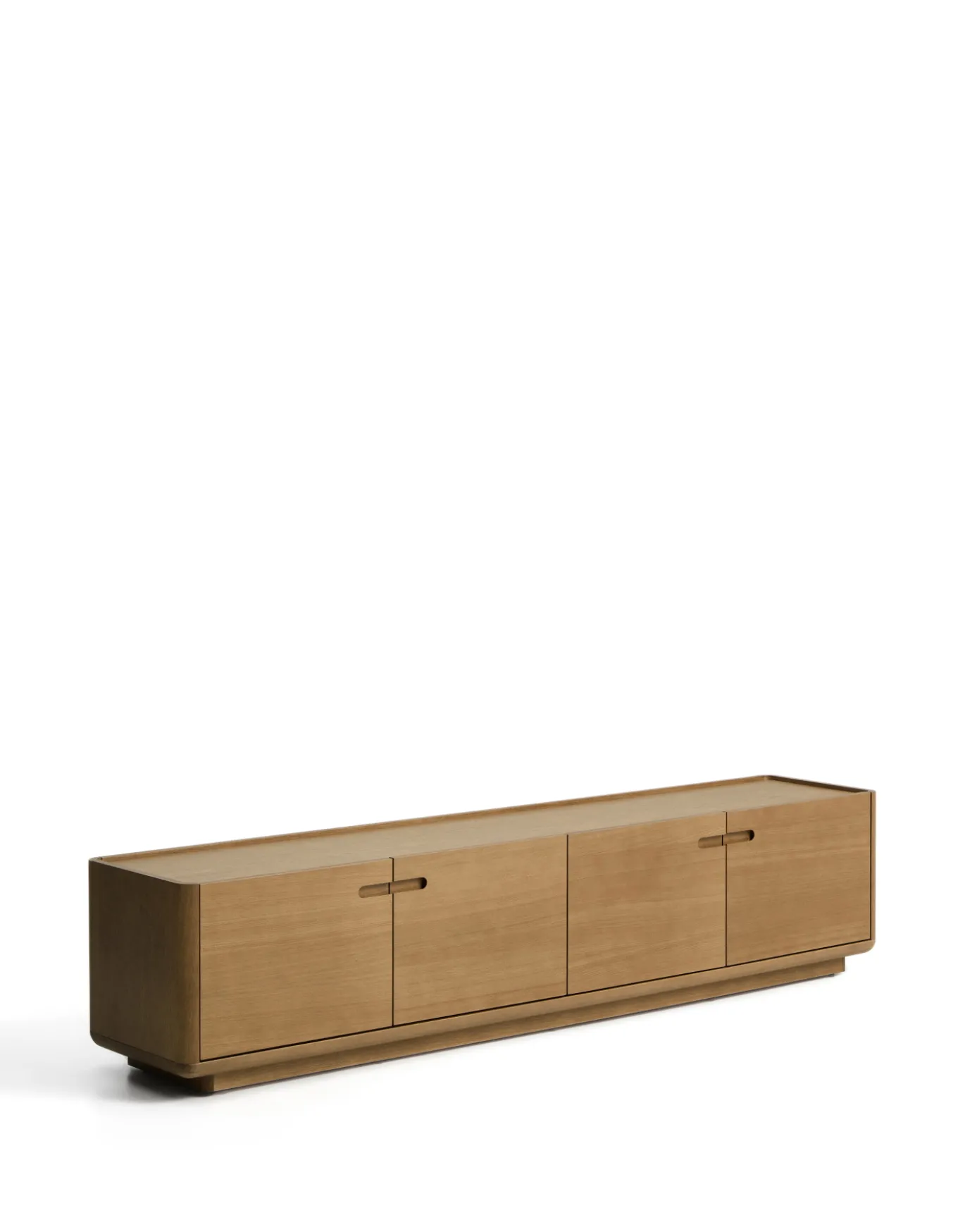Kave Home TV-Meubel Arelida Eiken Lichtbruin 200cm
