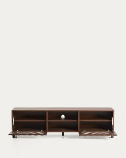 Kave Home Tv-meubel Beyla Essenfineer Walnoot 180x49,5cm