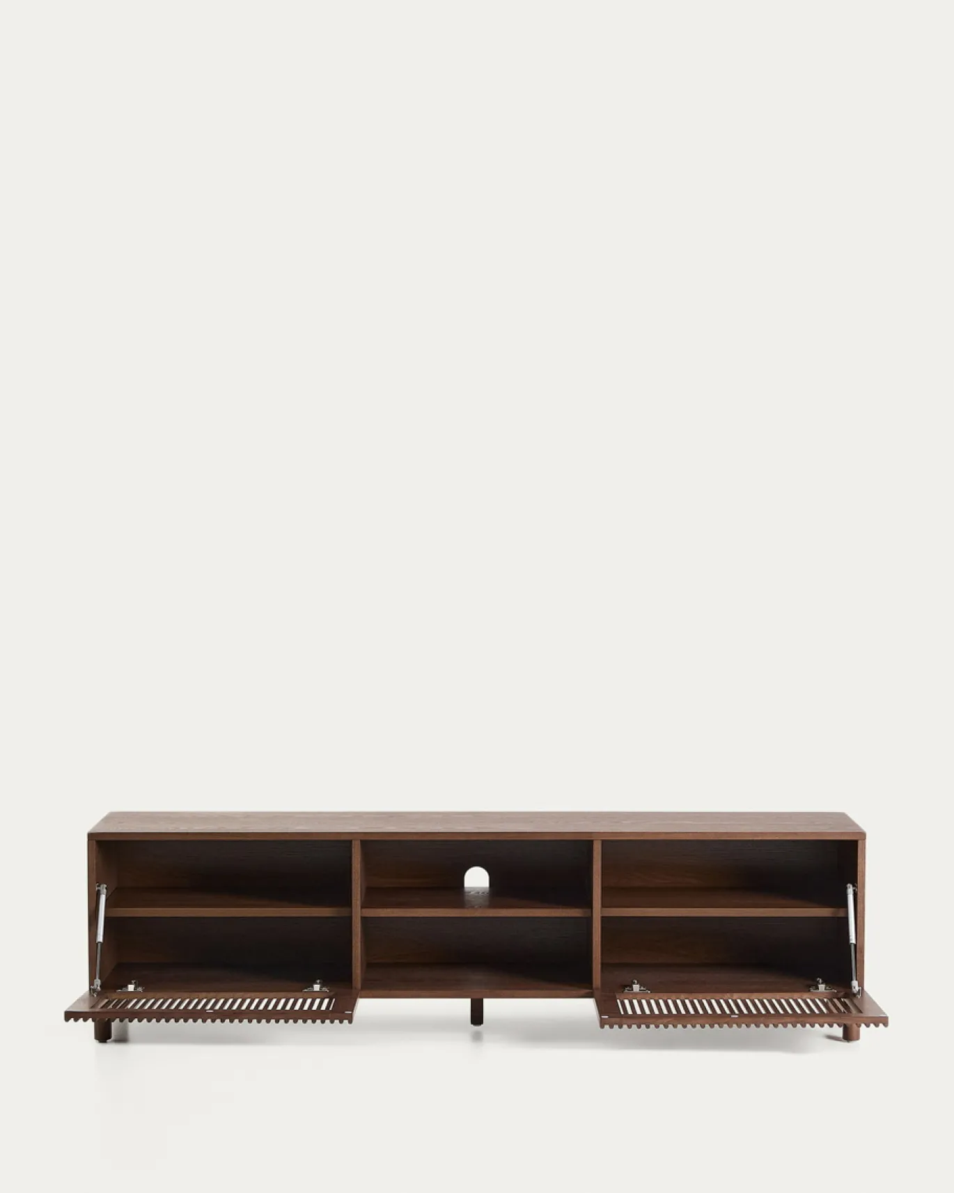 Kave Home Tv-meubel Beyla Essenfineer Walnoot 180x49,5cm