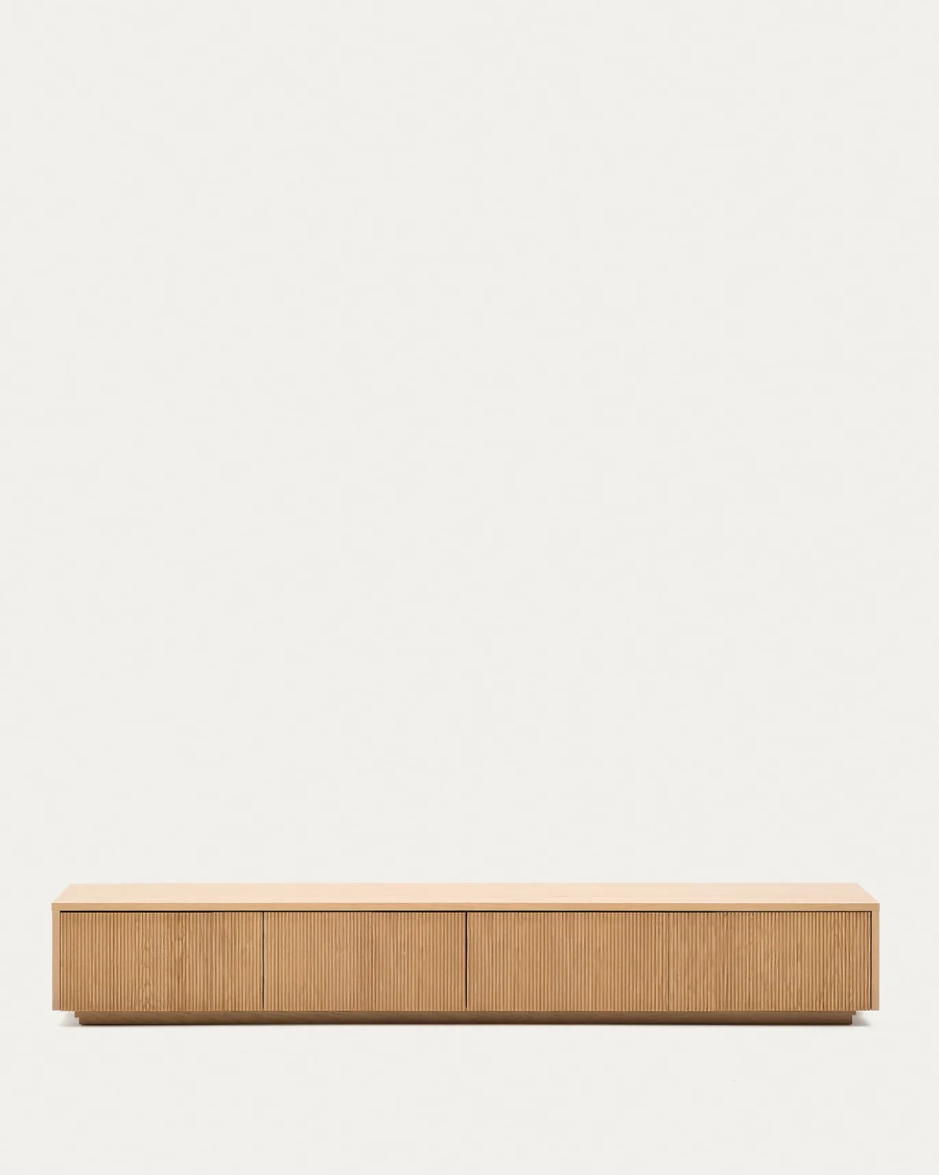 Kave Home Tv-meubel Helvine 4 Laden Eikenfineer 200x40cm