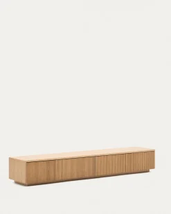 Kave Home Tv-meubel Helvine 4 Laden Eikenfineer 200x40cm