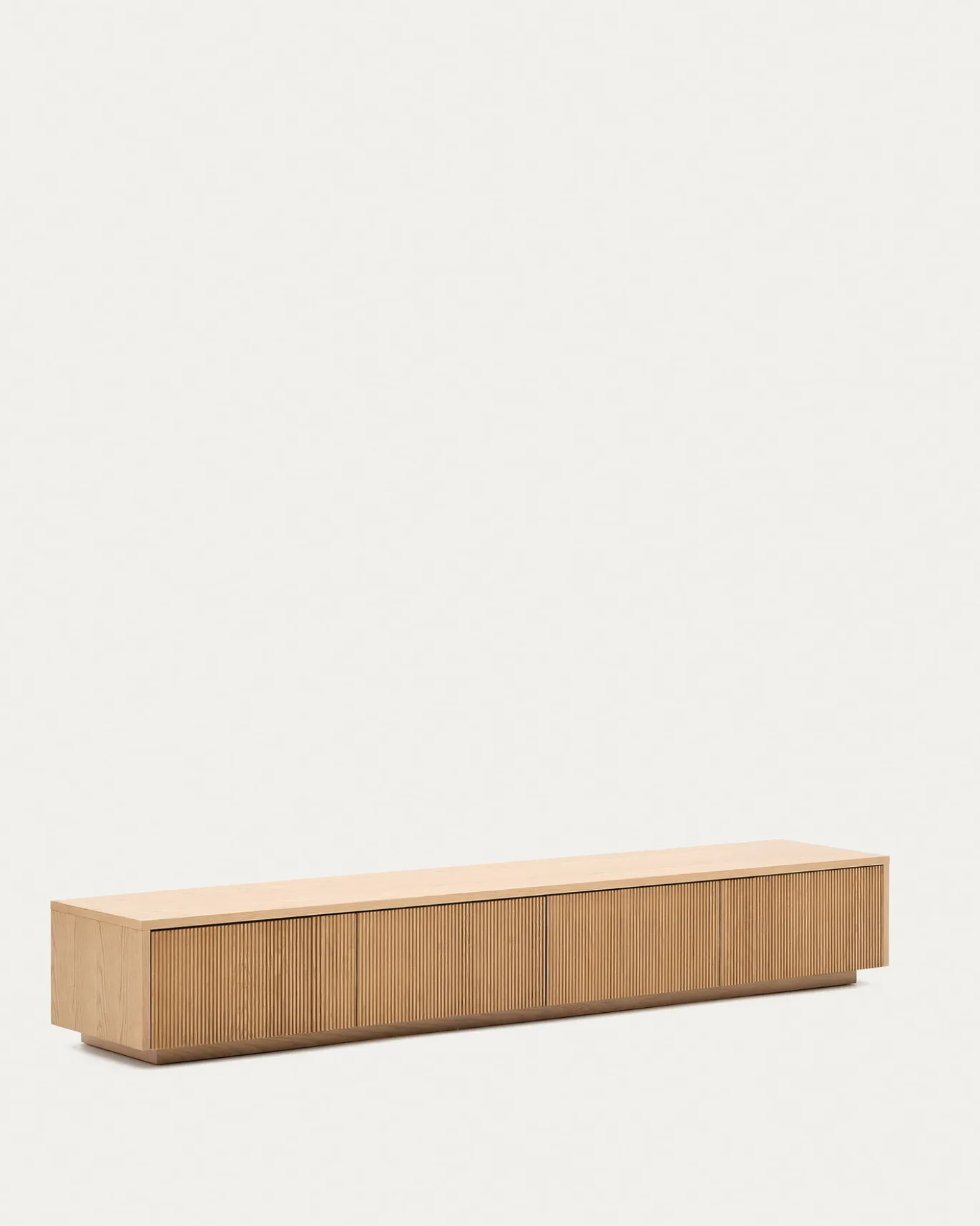 Kave Home Tv-meubel Helvine 4 Laden Eikenfineer 200x40cm