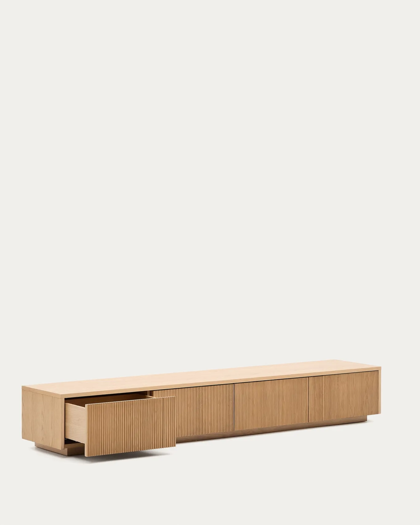 Kave Home Tv-meubel Helvine 4 Laden Eikenfineer 200x40cm