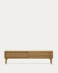 Kave Home Tv-meubel Lenon Massief Hout Eikenfineer 200x57cm