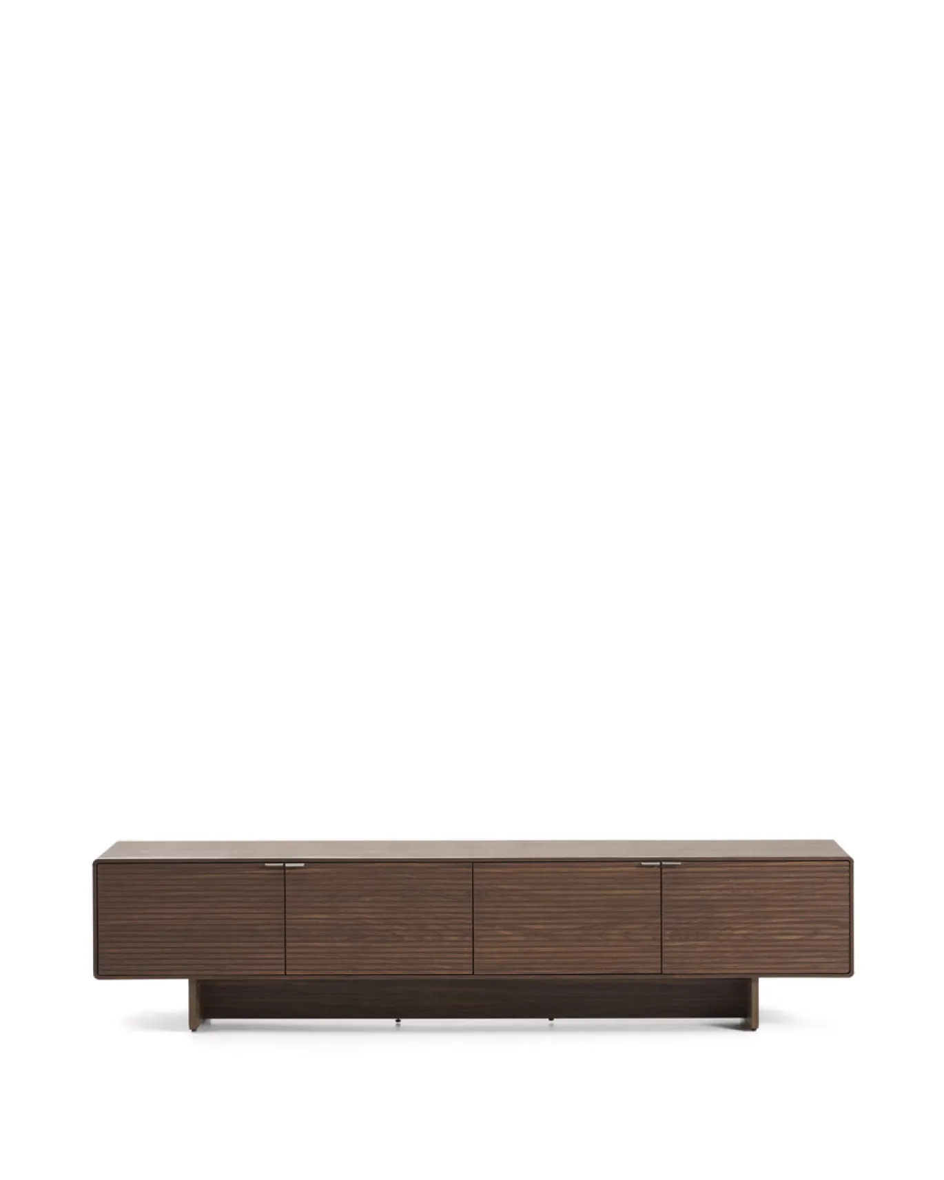Kave Home Tv-meubel Norlen met 4 Deuren Walnootfineer 200x46cm