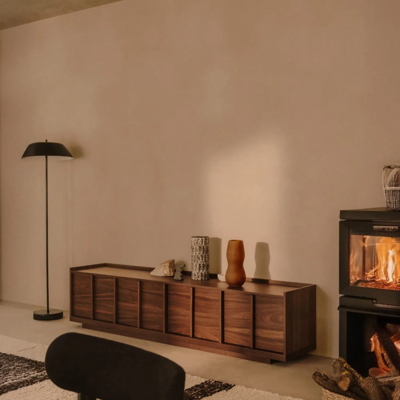Kave Home Tv-meubel Onix Walnoot 200cm