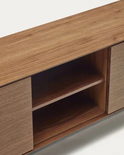Kave Home Tv-meubel Vedrana 3 Deuren Walnoot 195x55cm