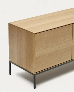 Kave Home Tv-meubel Vedrana 3 Deuren Eiken 195x55cm