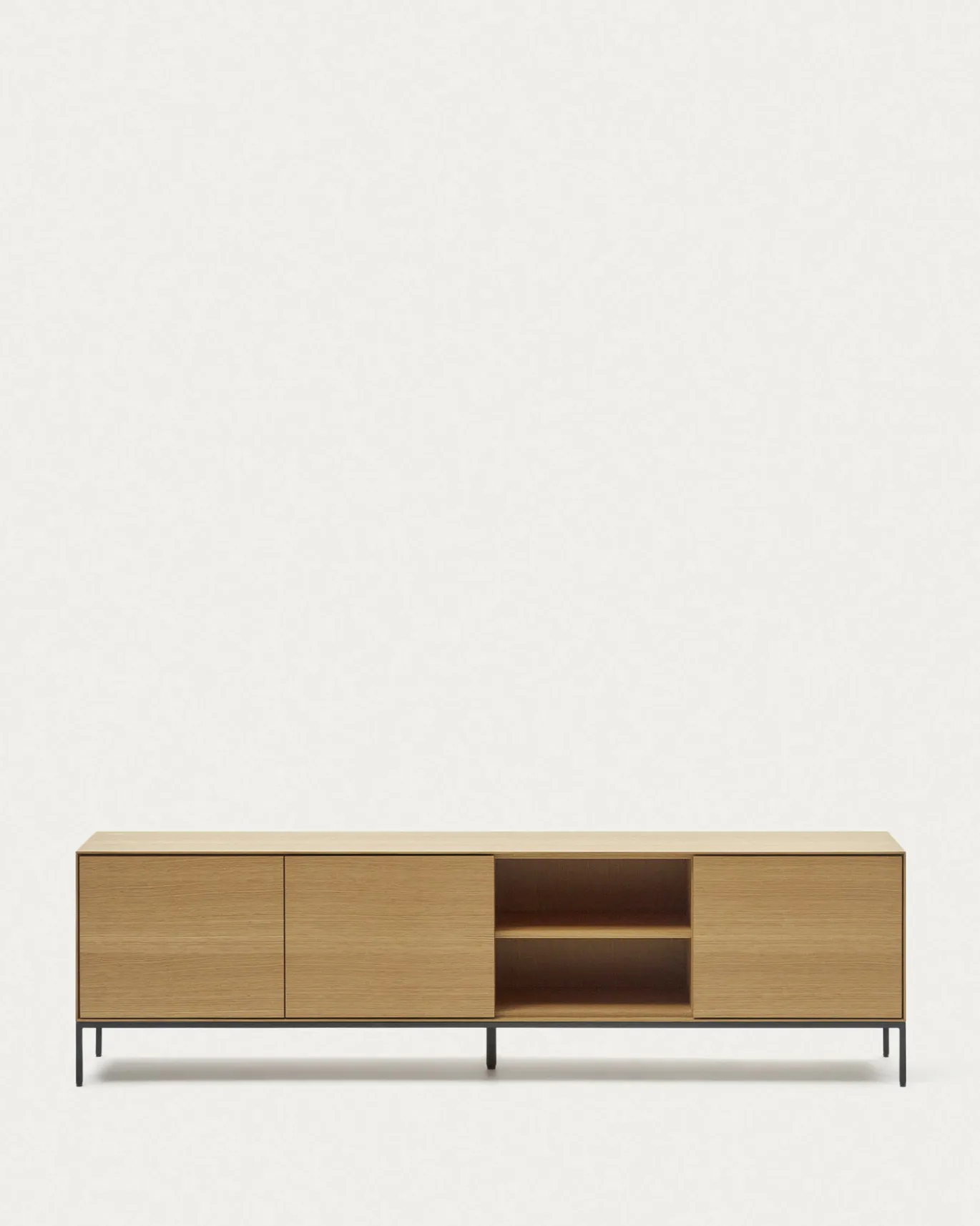 Kave Home Tv-meubel Vedrana 3 Deuren Eiken 195x55cm