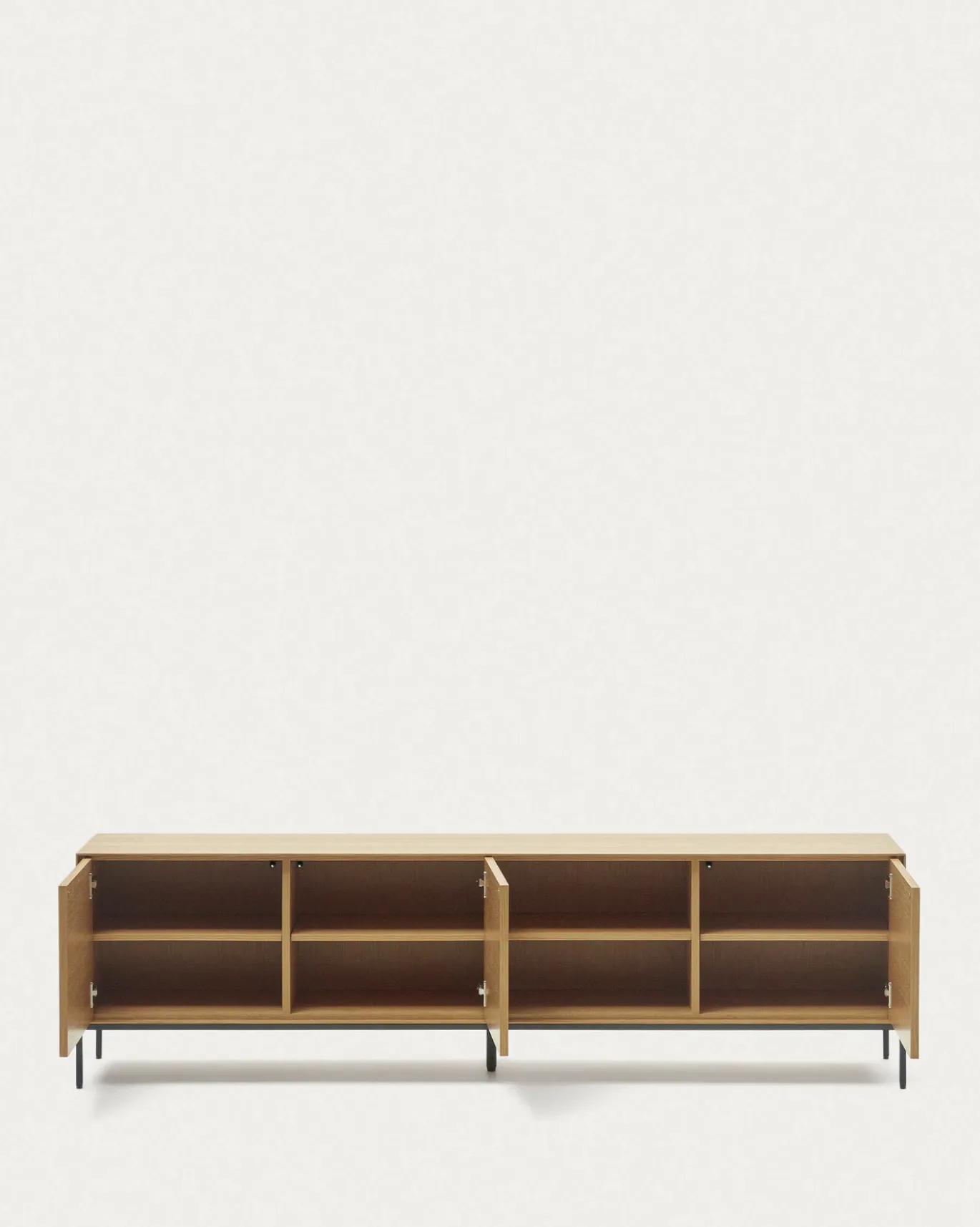 Kave Home Tv-meubel Vedrana 3 Deuren Eiken 195x55cm