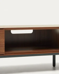 Kave Home Tv-meubel Vedrana 3 Laden Walnoot 195x35cm