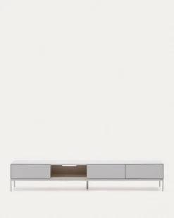 Kave Home Tv-meubel Vedrana 3 Laden Wit 195x35cm