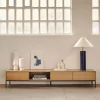 Kave Home Tv-meubel Vedrana 3 Laden Eiken 195x35cm