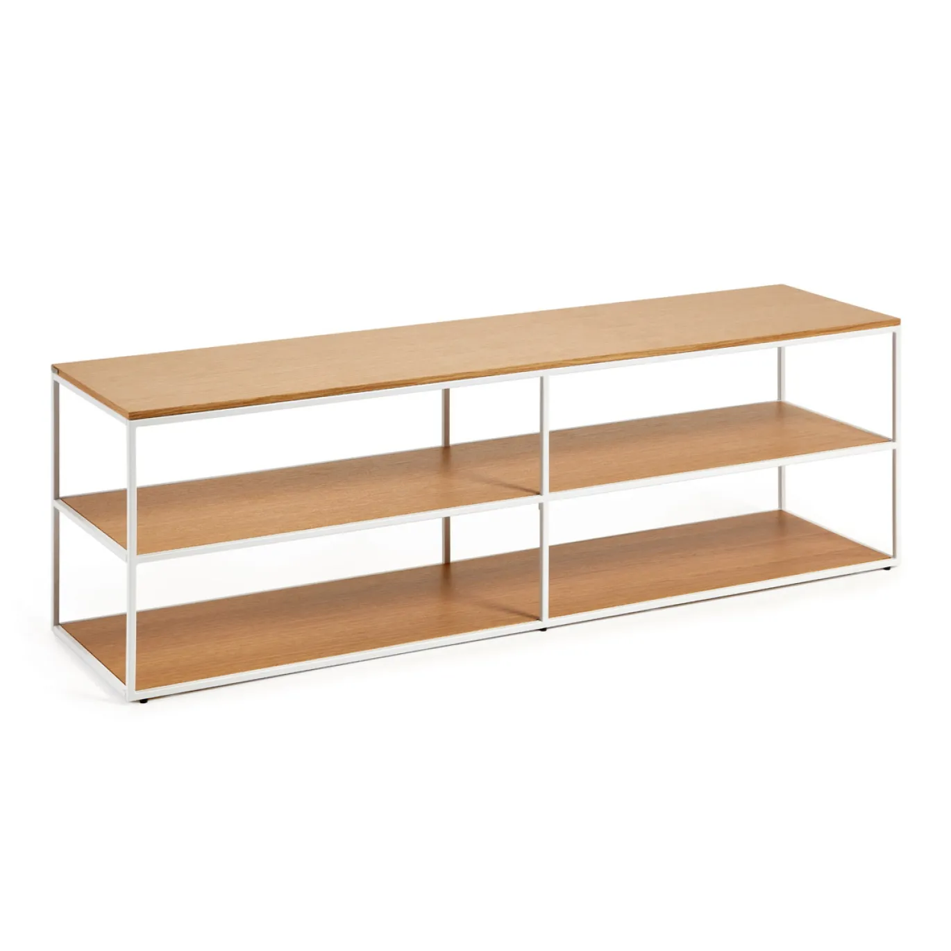 Kave Home Tv-meubel Yoana Naturel/Wit 160cm