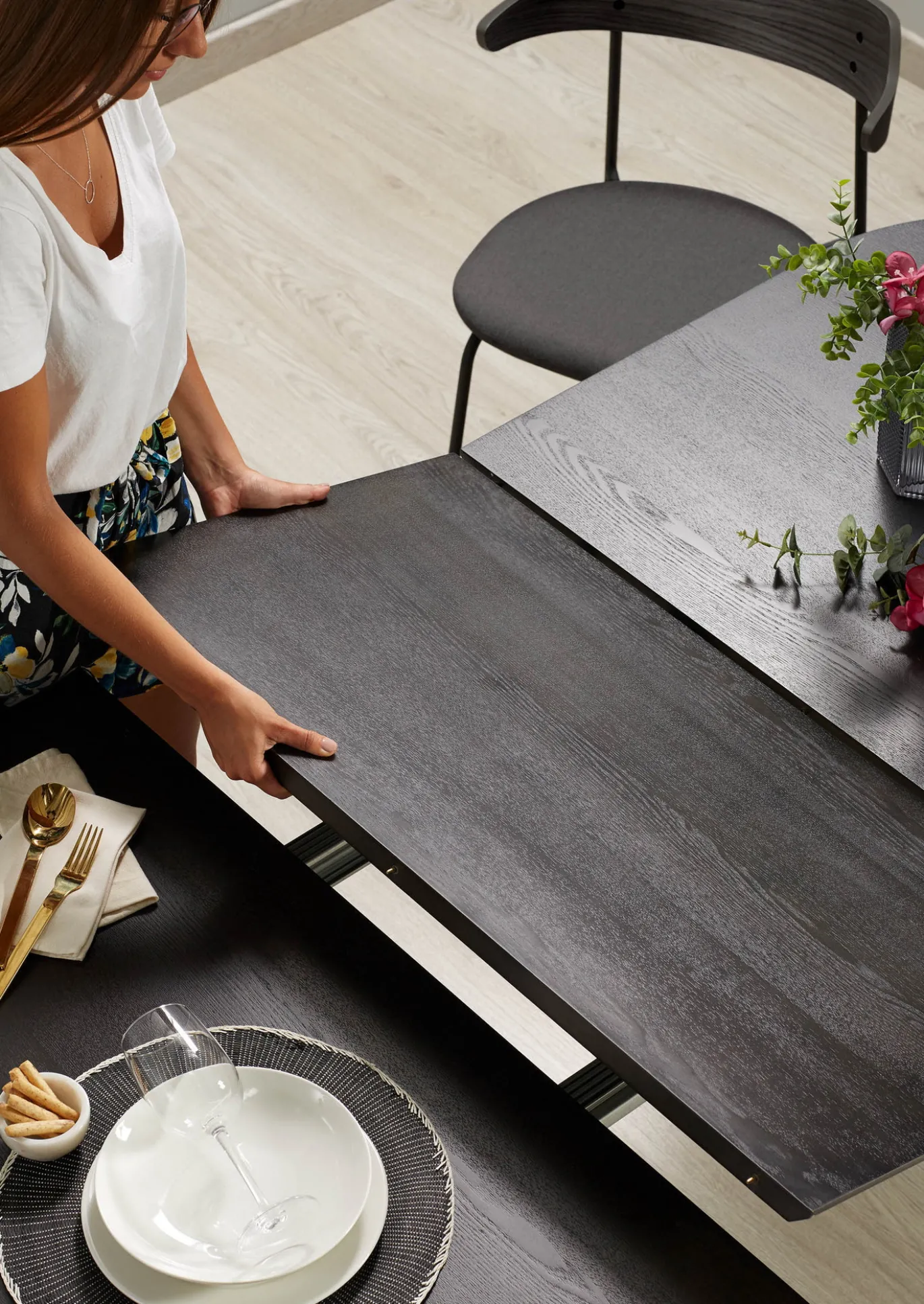 Kave Home Uitschuifbare Eettafel Milan Ovaal 140-220x90cm