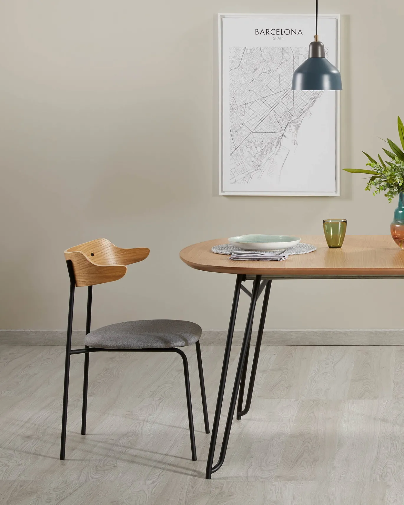 Kave Home Uitschuifbare Eettafel Novac Ovaal 140 (220)x90cm