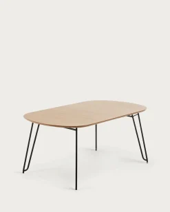 Kave Home Uitschuifbare Eettafel Novac Ovaal 140 (220)x90cm