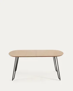 Kave Home Uitschuifbare Eettafel Novac Ovaal 140 (220)x90cm