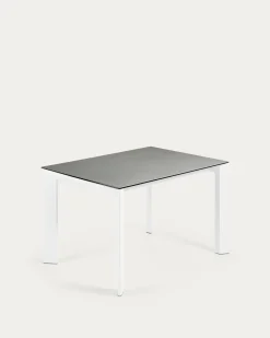 Kave Home Uitschuifbare Keramische Tafel Axis Grijs 120-180cm