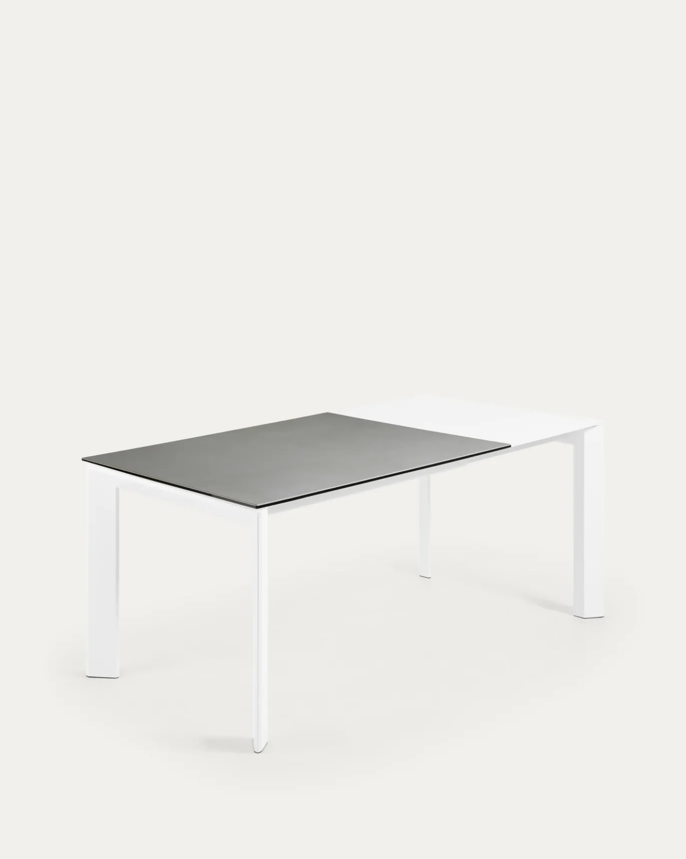 Kave Home Uitschuifbare Keramische Tafel Axis Grijs 120-180cm
