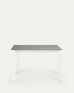 Kave Home Uitschuifbare Keramische Tafel Axis Grijs 120-180cm