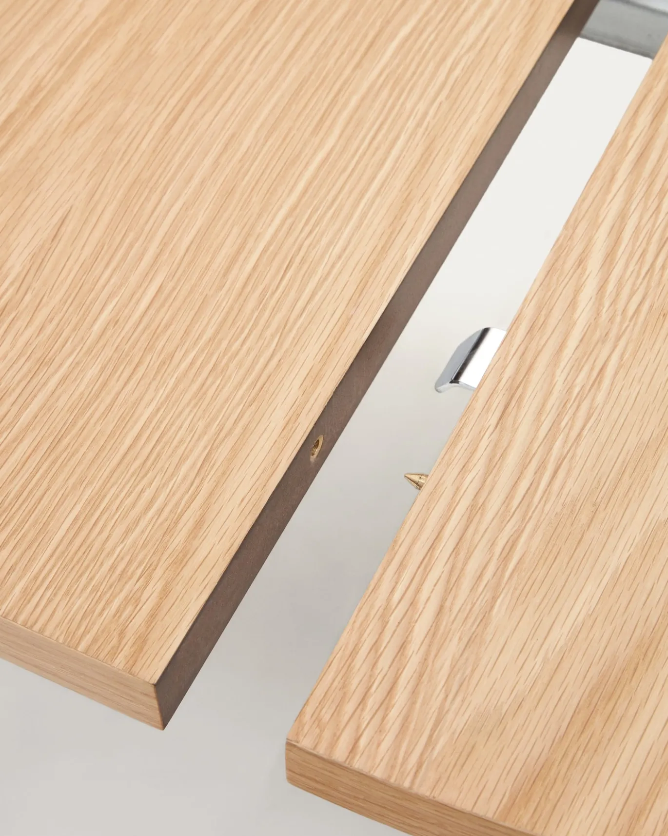Kave Home Uitschuifbare Ronde Tafel Montuiri Eikenfineer Zwart Ø120 (200)cm