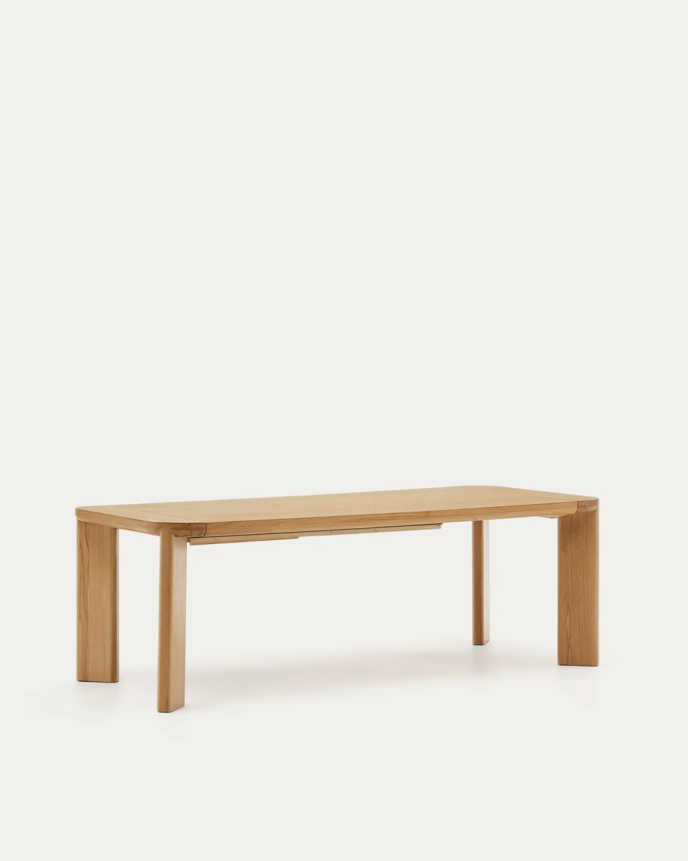 Kave Home Uitschuifbare Tafel Jondal Massief Eikenhout 200-280cm