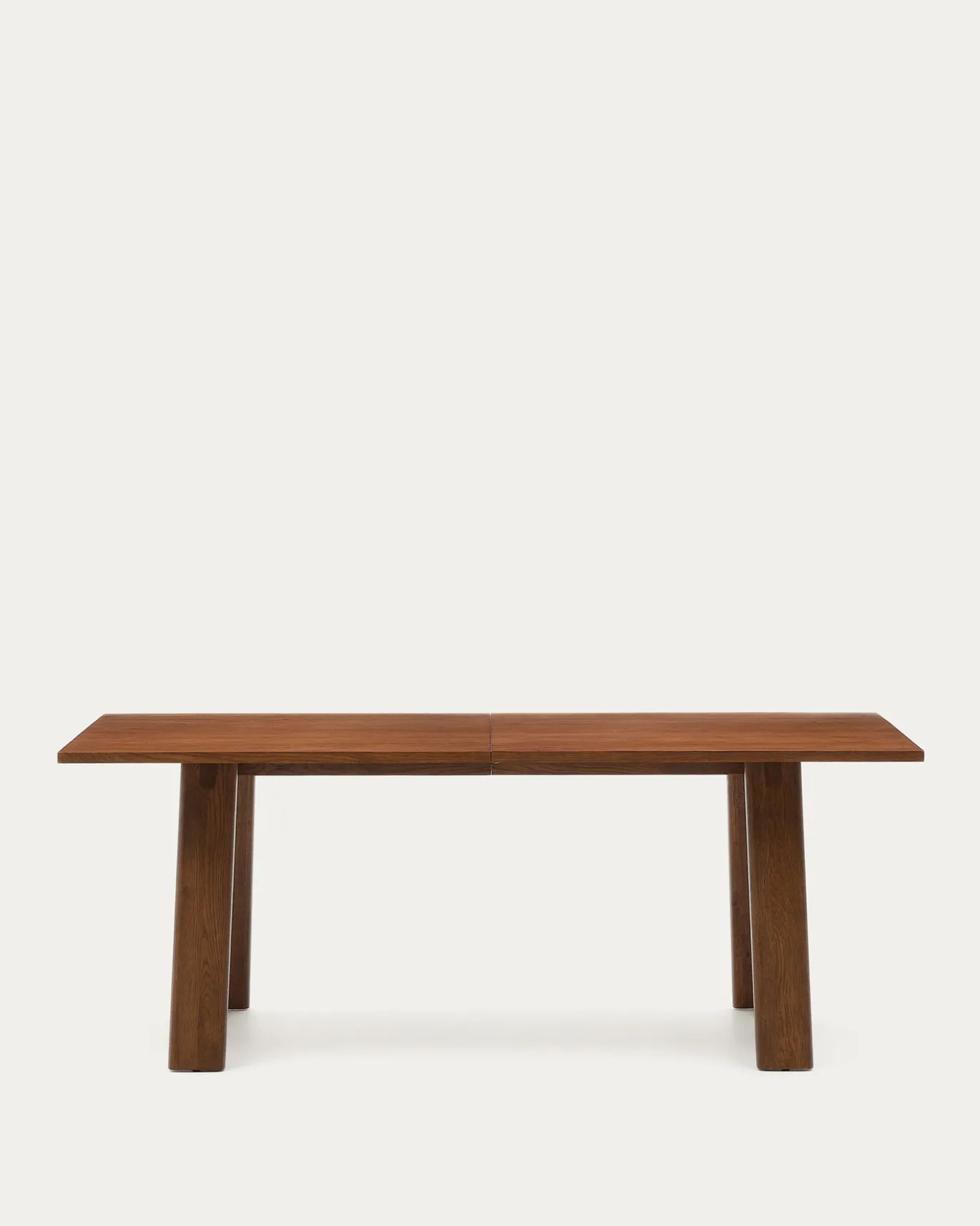 Kave Home Uitschuifbare Tafel Arlen Eikenhout Walnoot 200 (250)x95cm