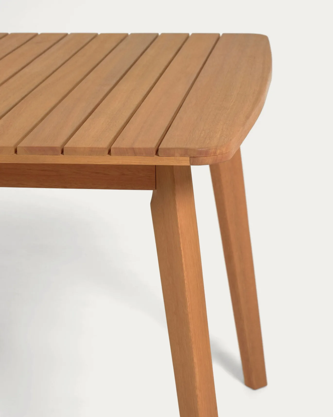 Kave Home Uitschuifbare Tafel Hanzel Massief Eucalyptushout 183-240cm
