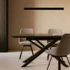 Kave Home Uitschuifbare Tafel Theone Zwart Glas 160 (210)x90cm