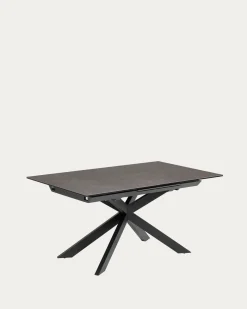 Kave Home Uitschuifbare Tafel Atminda Porselein 160 (210)x90cm