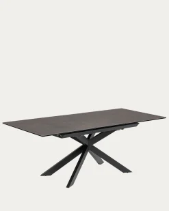 Kave Home Uitschuifbare Tafel Atminda Porselein 160 (210)x90cm