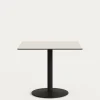 Kave Home Vierkante Bistrotafel Esilda Wit 90x90x70cm