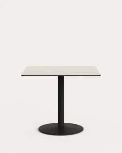 Kave Home Vierkante Bistrotafel Esilda Wit 90x90x70cm