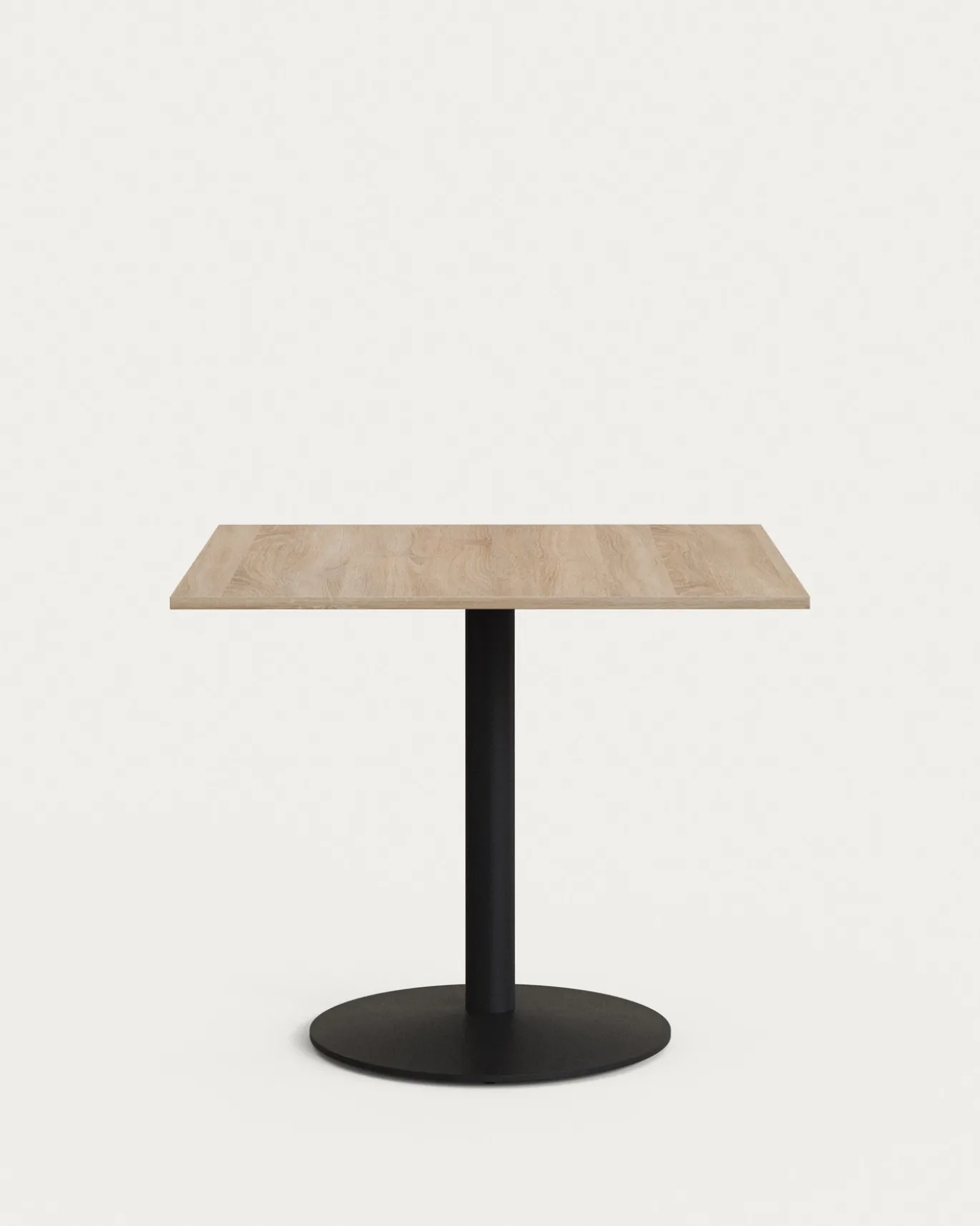 Kave Home Vierkante Bistrotafel Esilda Naturel 90x90x70cm