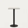 Kave Home Vierkante Bistrotafel Esilda Wit Hoog 60x60x96cm