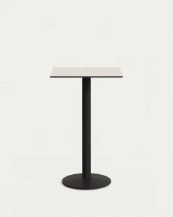 Kave Home Vierkante Bistrotafel Esilda Wit Hoog 60x60x96cm
