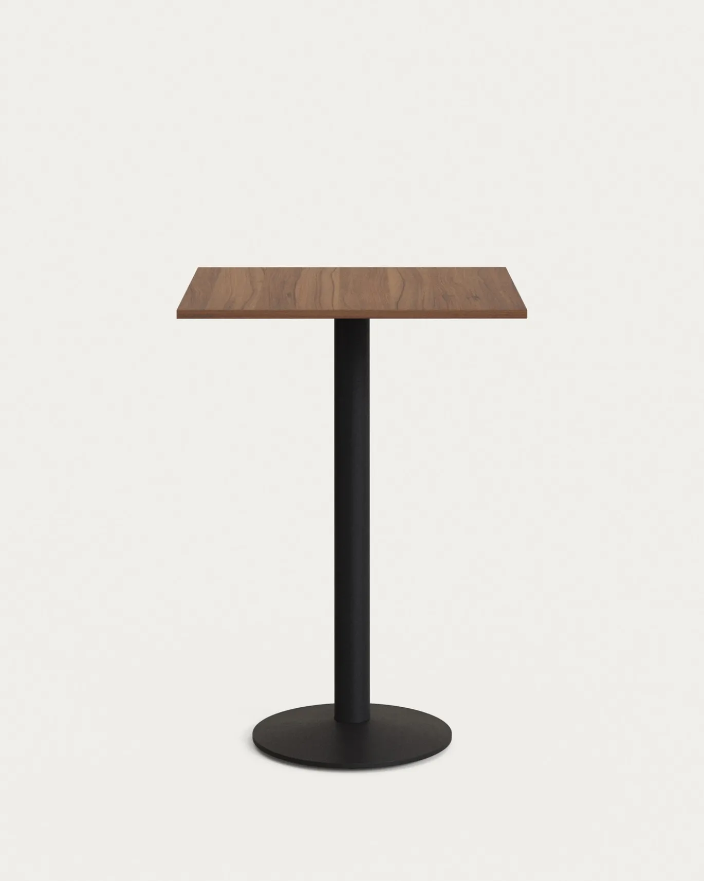 Kave Home Vierkante Bistrotafel Esilda Bruin Hoog 60x60x96cm