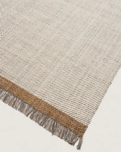 Kave Home Vloerkleed Brina Beige Wol Visgraat-jacquardmotief 300x200cm