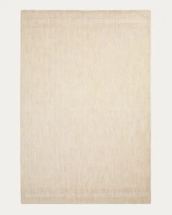 Kave Home Vloerkleed Dalena Beige Wol Gestreept Jacquard 300x200cm