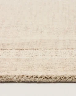 Kave Home Vloerkleed Dalena Beige Wol Gestreept Jacquard 300x200cm