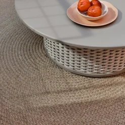 Kave Home Vloerkleed Despas Beige Ø150cm