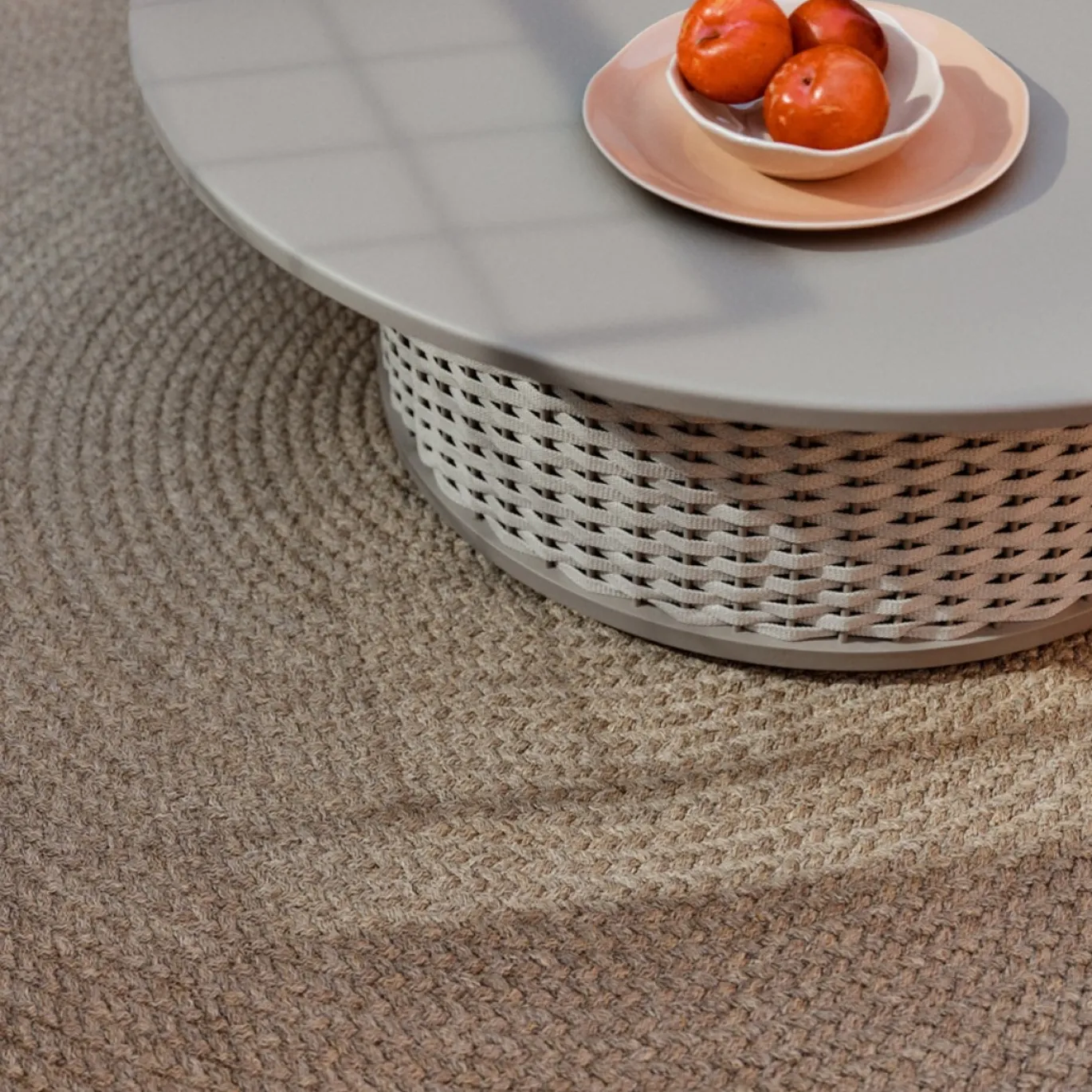 Kave Home Vloerkleed Despas Beige Ø150cm